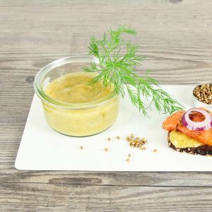 Honig-Senf-Dill-Sauce hausgemacht