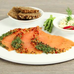 Lachs, gebeizt